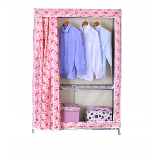 Completely foldable wardrobe with sliding doors