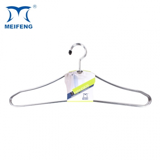 Electroplate wire clothes hangers